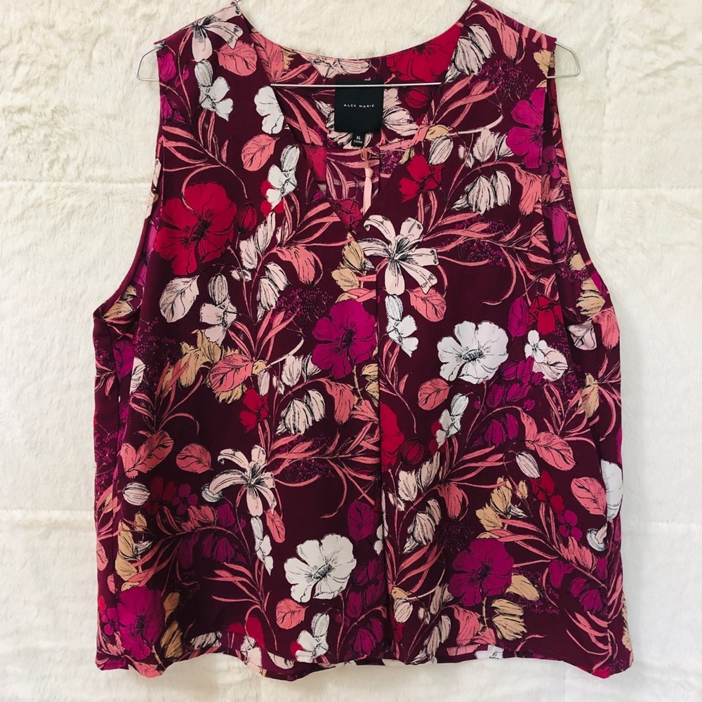 .Alex Marie blouse. Sleeveless sz: XL